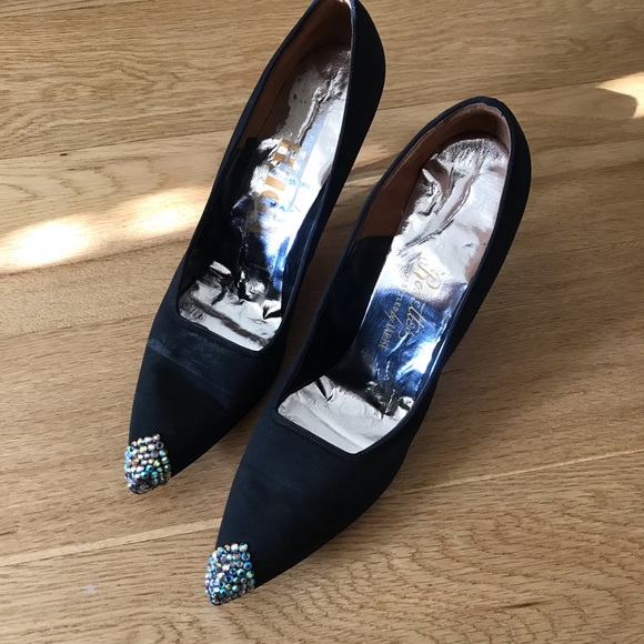 Joseph LaRose Shoes - ✨🐶1960's Joseph LaRose Embellished Heels Size 8